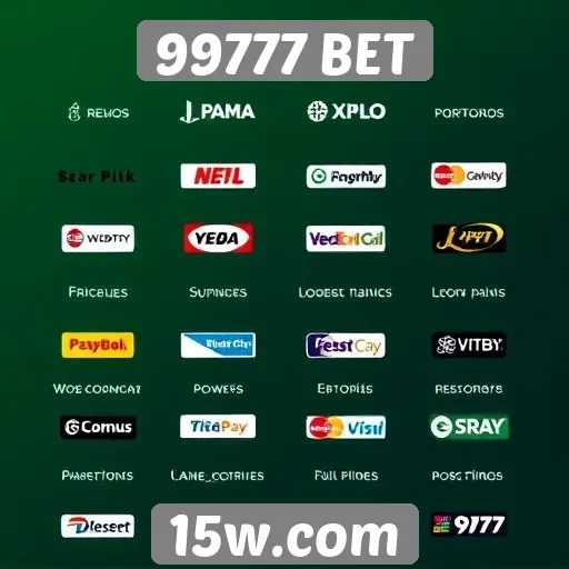 Métodos de pagamento e retiradas no 99777 BET